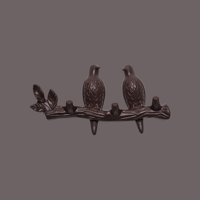 Nordic Creative Door Bird Hook Hanger Clothes Seamless Nail - Erzan Home