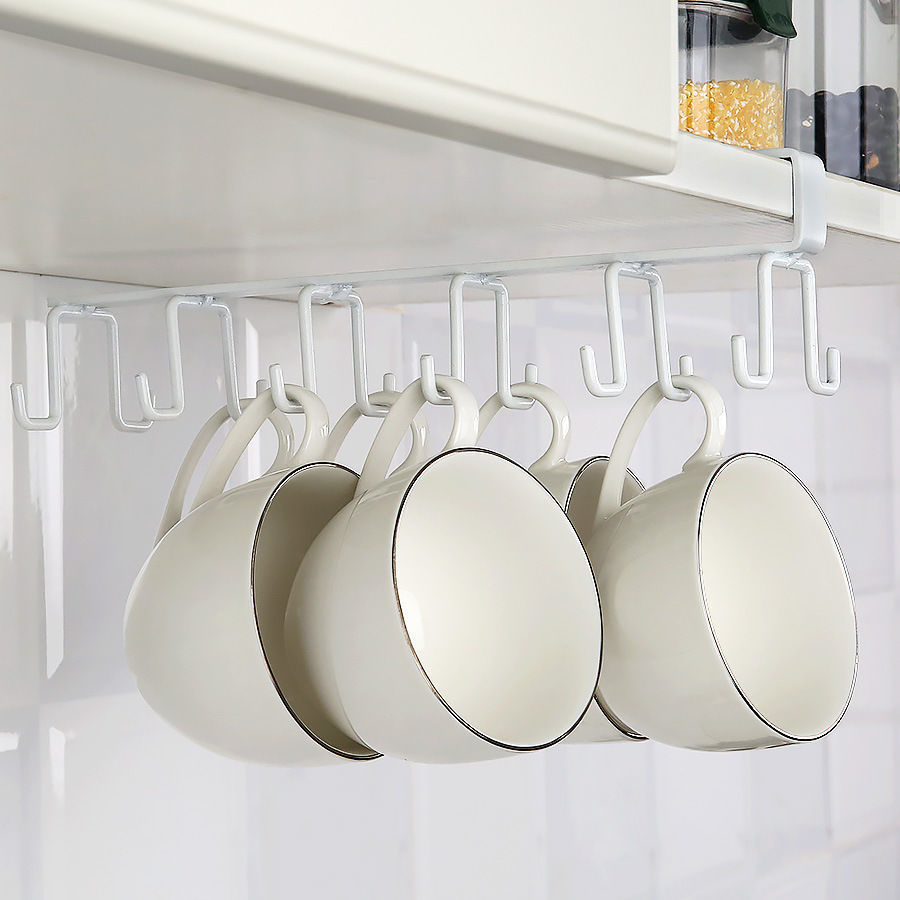 Mug Cup Hanger Bathroom Kitchen Organizer Hanging Rack Holder - Erzan Home