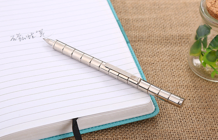 Stress Reducer Relief Toys Gift Box funny black golden kits Fidget magnetic polar pen with stylus ball pen - Erzan Home