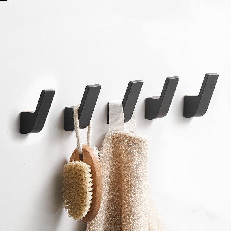 Punch-free Clothes Hook Strong Viscose Bathroom Door, Coat And Hat, Coat Hook, Wall, Load-bearing Storage - Erzan Home