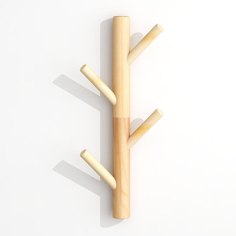 Hole-free Household Branch Coat Rack Porch Door Hook - Erzan Home