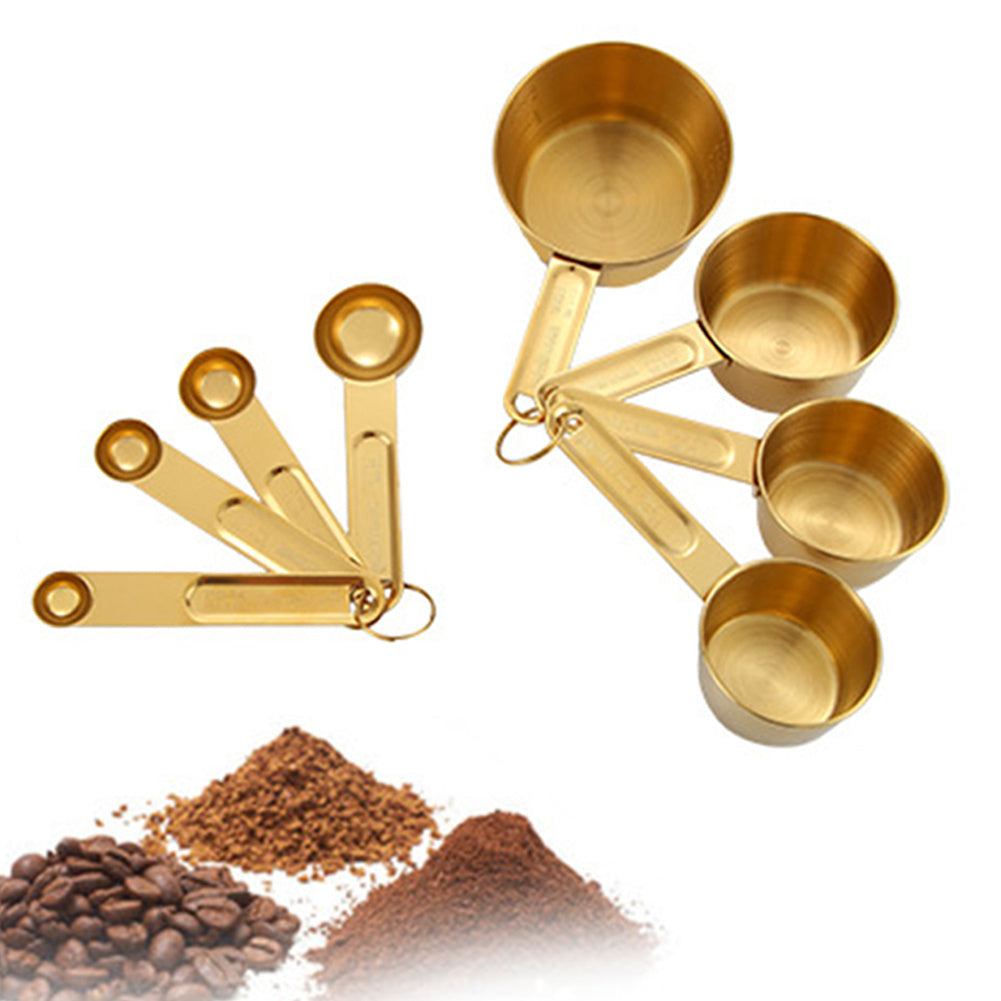 Stainess Steel Measuring Spoons Kitchen Scale Coffee Scoop Baking Bartending Kitchen Tool - Erzan Home