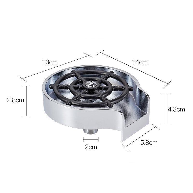 Bar Counter Cup Washer Sink High-pressure Spray Automatic Faucet Coffee Pitcher Wash Cup Tool Kitchen - Erzan Home