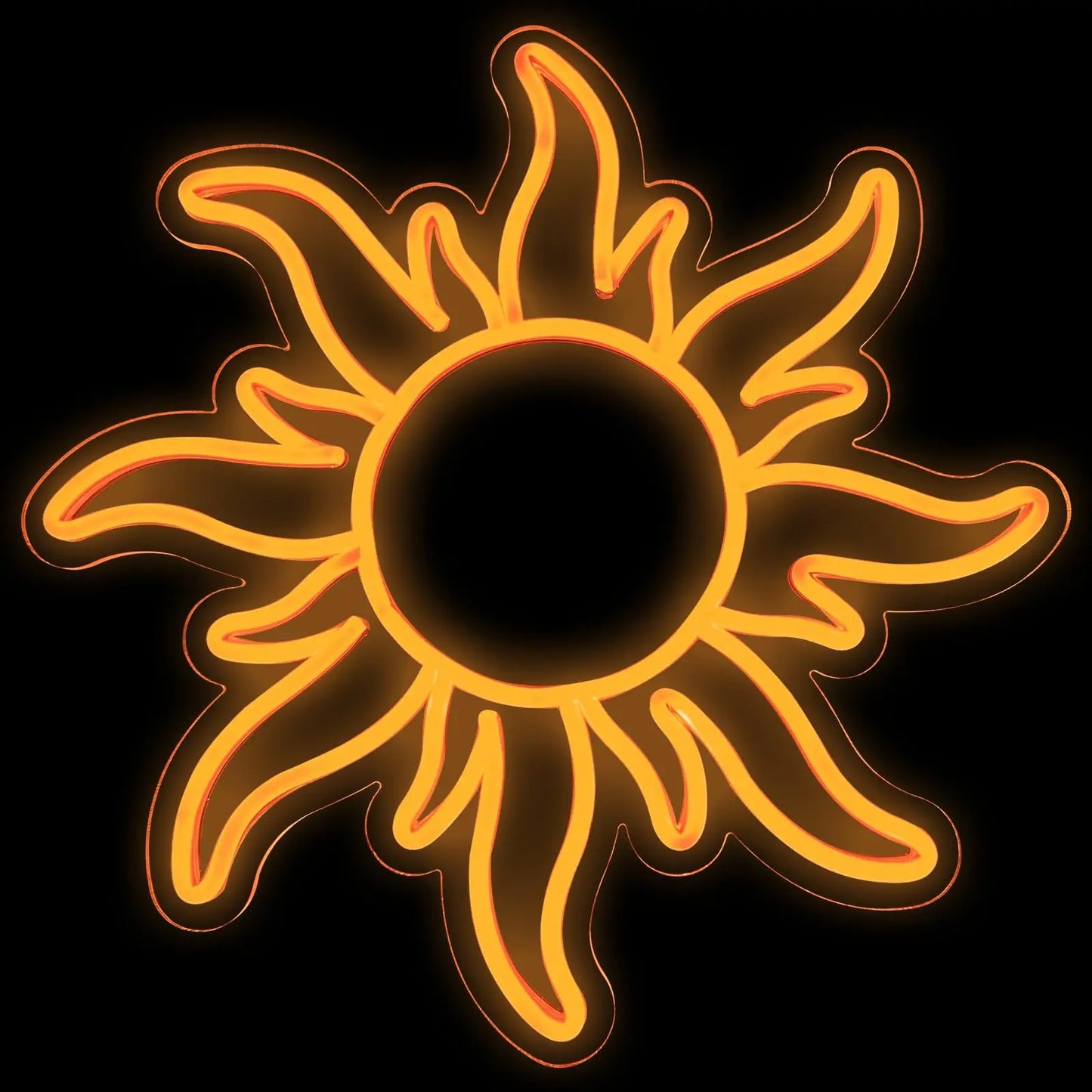 Sun Neon Signs for Wall Decor Sun Neon Led Sign for Bedroom Night Light Neon Decoration for Kids Girls Boy Room Birthday Party