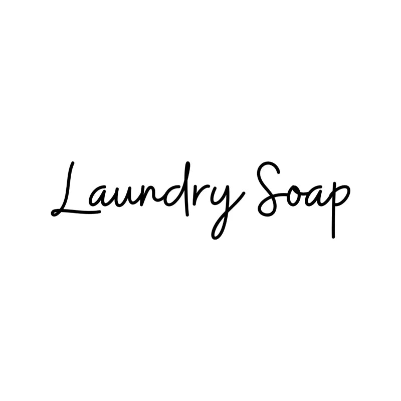 Laundry Room Organization Labels Decals Stain Remover, Dryer Sheets, Laundry Pods, Borax Storage Jar Tank Label Vinyl Sticker - Erzan Home