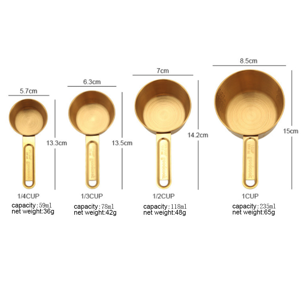 Stainess Steel Measuring Spoons Kitchen Scale Coffee Scoop Baking Bartending Kitchen Tool - Erzan Home