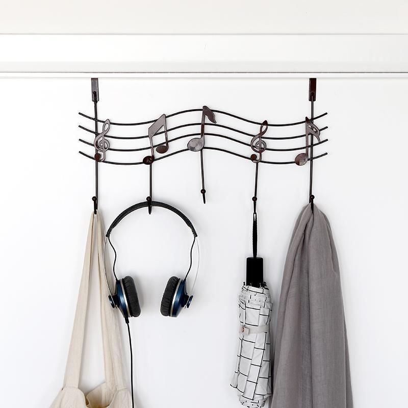 Creative Wrought Iron Door Coat Rack Hook Hanger - Erzan Home