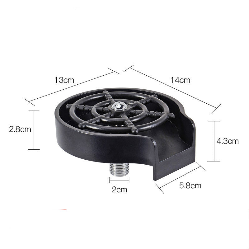 Bar Counter Cup Washer Sink High-pressure Spray Automatic Faucet Coffee Pitcher Wash Cup Tool Kitchen - Erzan Home