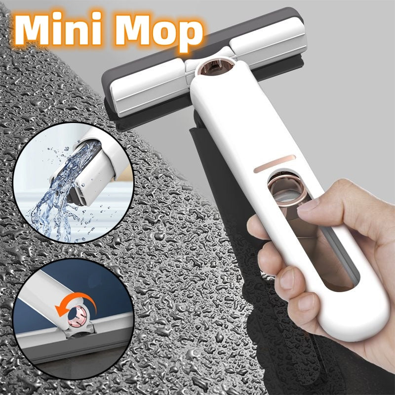 Mini Mops Floor Cleaning Sponge Squeeze Mop Household Cleaning Tools Home Car Portable Wiper Glass Screen Desk Cleaner Mop - Erzan Home
