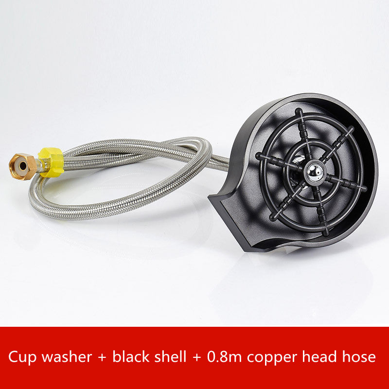 Bar Counter Cup Washer Sink High-pressure Spray Automatic Faucet Coffee Pitcher Wash Cup Tool Kitchen - Erzan Home
