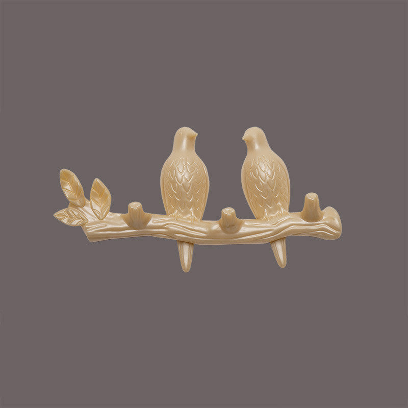 Nordic Creative Door Bird Hook Hanger Clothes Seamless Nail - Erzan Home