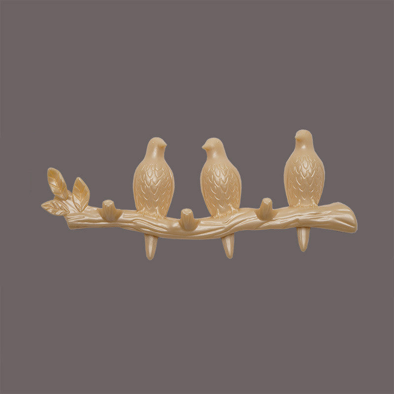 Nordic Creative Door Bird Hook Hanger Clothes Seamless Nail - Erzan Home