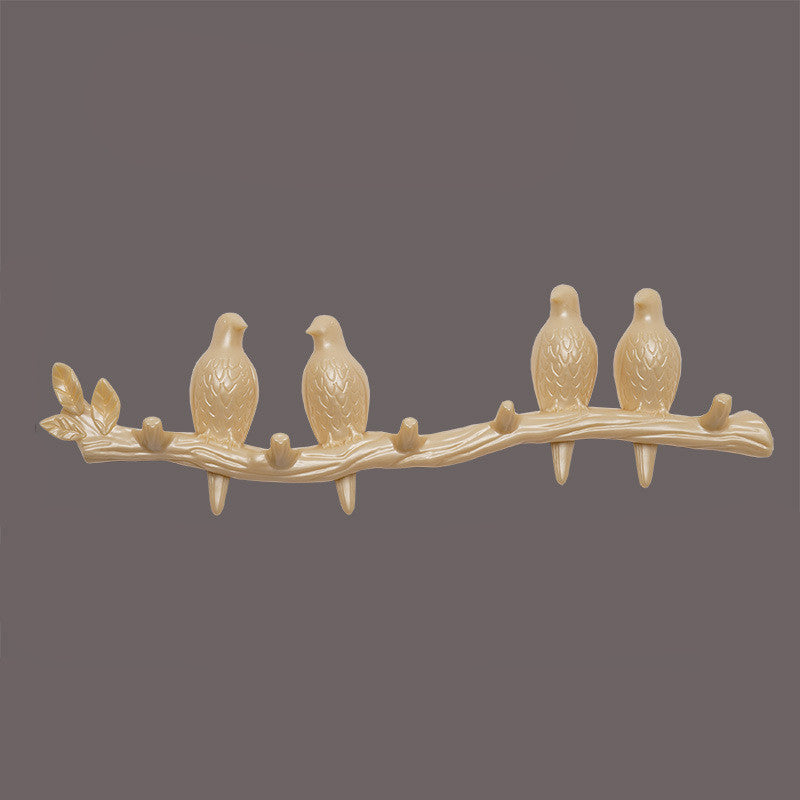 Nordic Creative Door Bird Hook Hanger Clothes Seamless Nail - Erzan Home