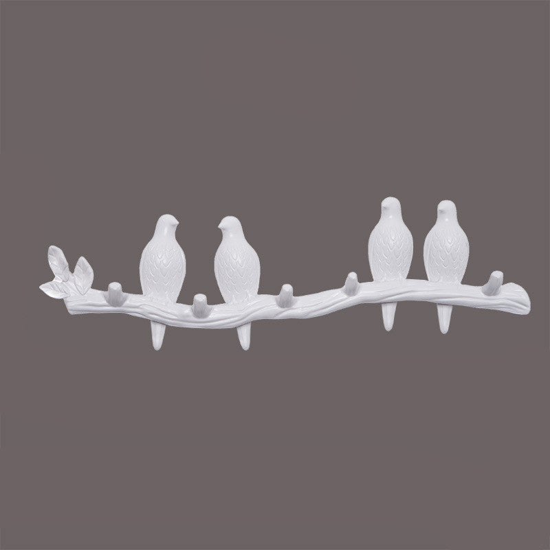 Nordic Creative Door Bird Hook Hanger Clothes Seamless Nail - Erzan Home