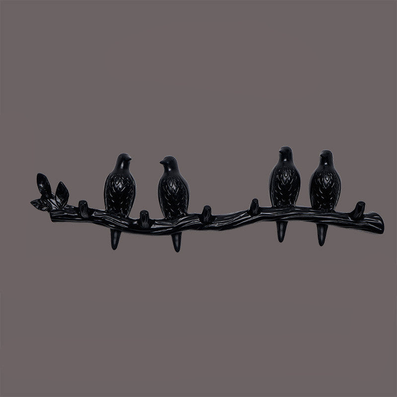 Nordic Creative Door Bird Hook Hanger Clothes Seamless Nail - Erzan Home
