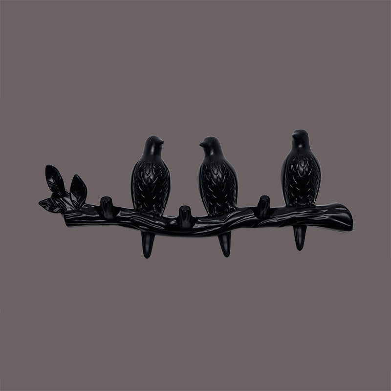 Nordic Creative Door Bird Hook Hanger Clothes Seamless Nail - Erzan Home