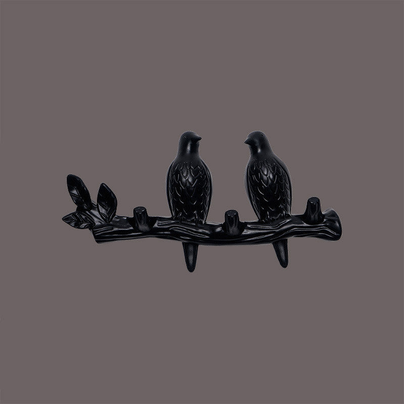 Nordic Creative Door Bird Hook Hanger Clothes Seamless Nail - Erzan Home