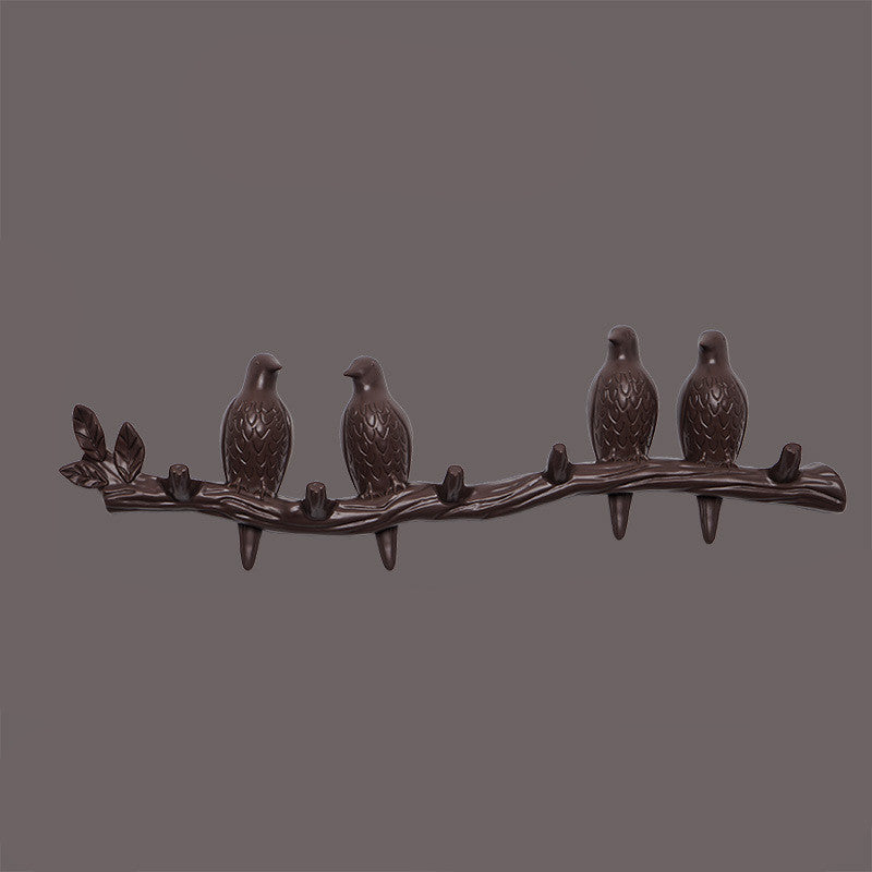 Nordic Creative Door Bird Hook Hanger Clothes Seamless Nail - Erzan Home